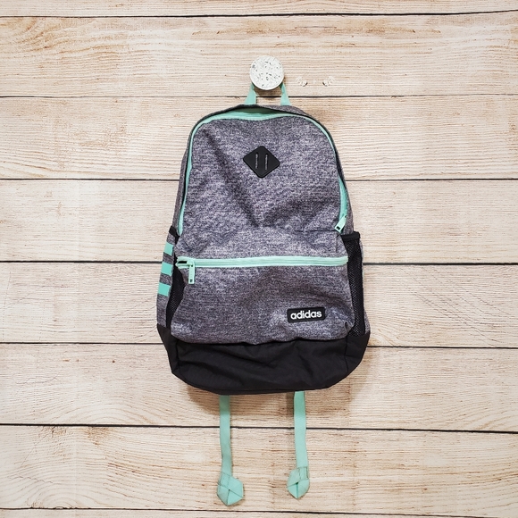 Adidas Core Classic Backpack Gray Teal Black